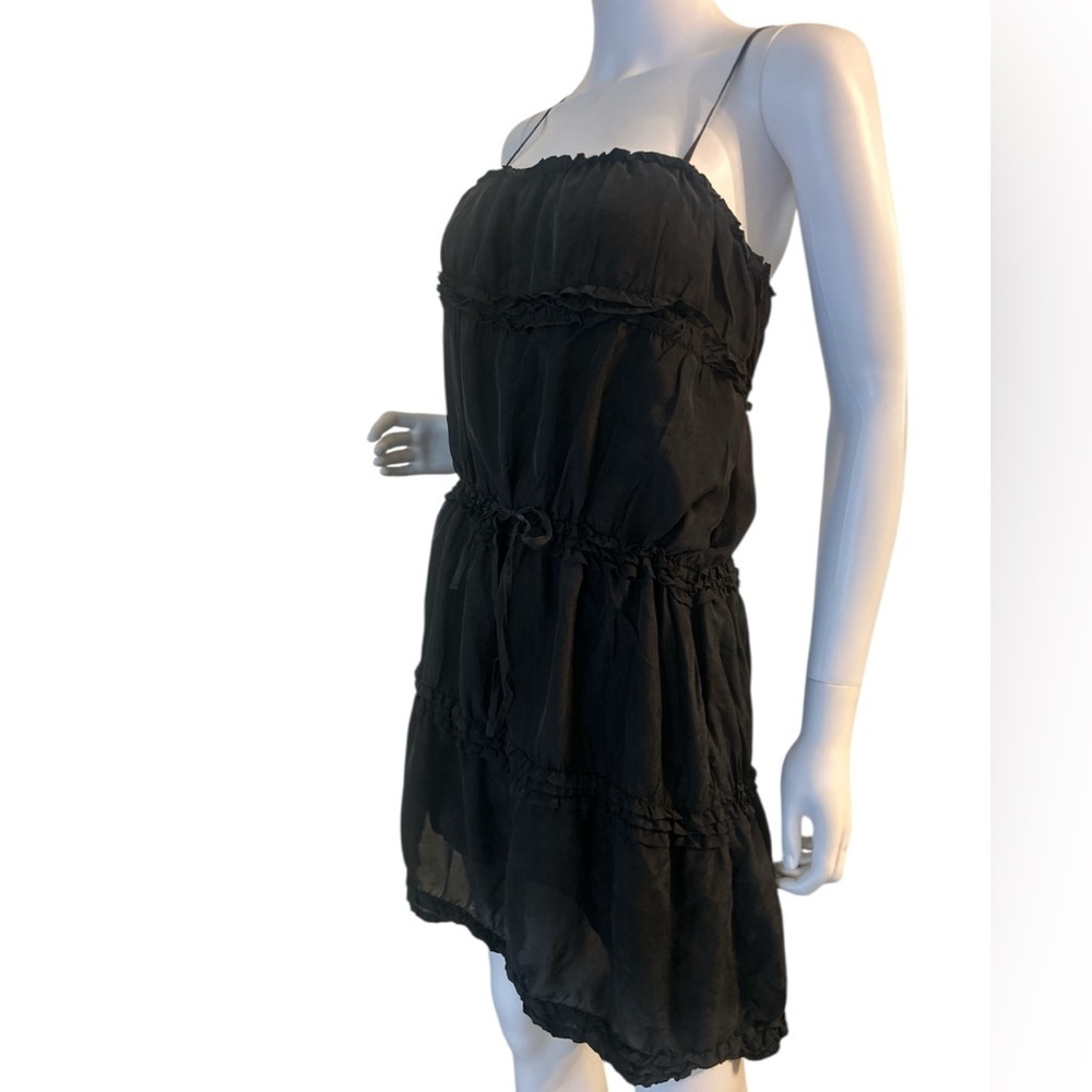 Theory Mini Ruffle Silk
Cami Dress size 4 Black MN
Used - Picture 3 of 8